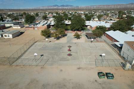 Mojave Junior/Senior High School Outdoor Basketball Courts in Mojave