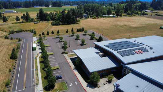 Meridian Creek Middle School Parking Lot - SW Hazel St in Wilsonville