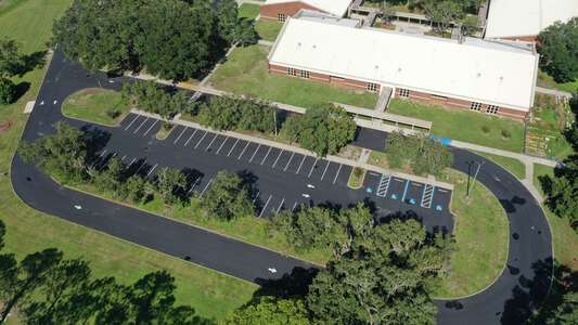Cotee River Elementary School Parking Lot - Staff in New Port Richey