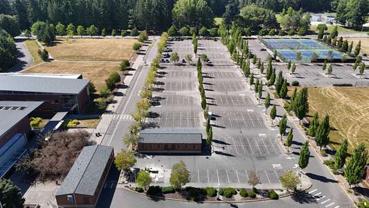 Redmond High School Parking Lot - Student in Redmond