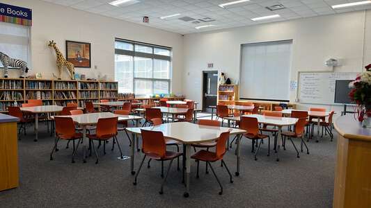 C.C. Spaulding Elementary School Media Center in Durham 3