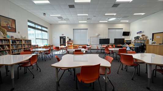 C.C. Spaulding Elementary School Media Center in Durham 5