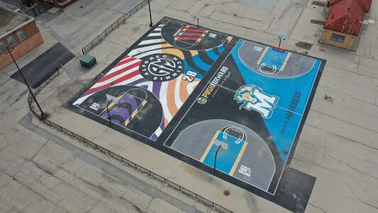 Mason - Roswell B Mason Elementary School Outdoor Basketball Courts in Chicago 3