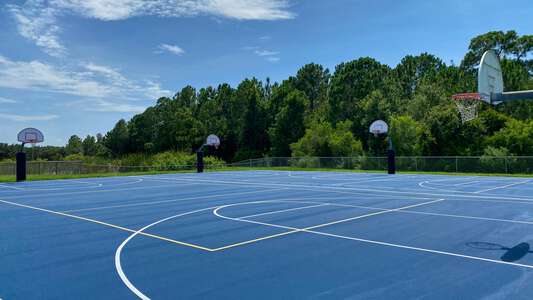 Wiregrass Elementary School Outdoor Basketball Courts in Wesley Chapel