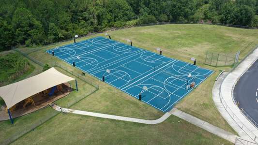 Wiregrass Elementary School Outdoor Basketball Courts in Wesley Chapel