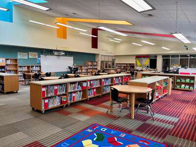 Opportunity Elementary School Library in Spokane Valley
