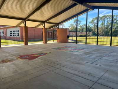 Navy Point Elementary School Outdoor Covered Area in Pensacola