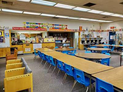 Olive Middle School Library in Baldwin Park