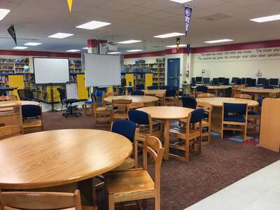 Welch Middle School Library in Houston