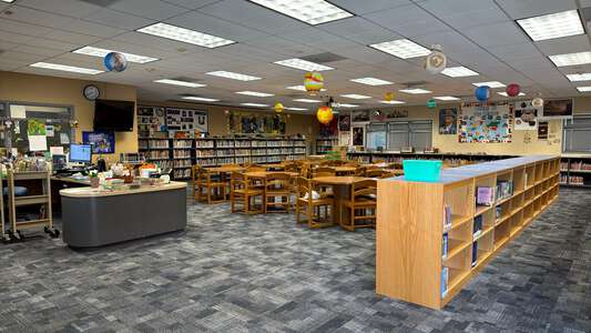 Charlotte N. Werner Elementary School Library in Rialto 1