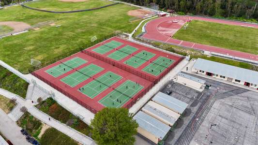 La Serna High School Tennis Courts in Whittier