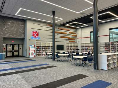 Thomas Jefferson High School Library in Dallas