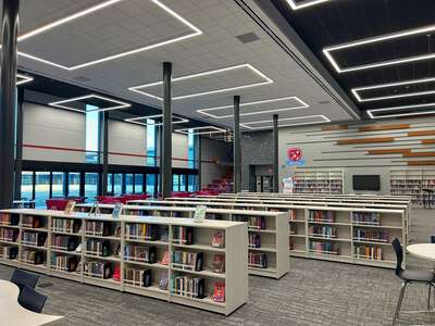 Thomas Jefferson High School Library in Dallas