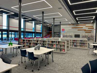 Thomas Jefferson High School Library in Dallas