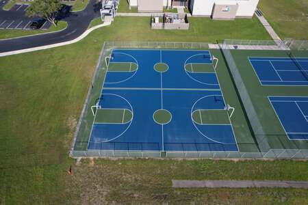 Bayonet Point Middle School Outdoor Basketball Courts in New Port Richey