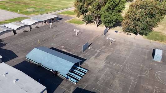 California iInspire Academy Outdoor Basketball Courts in Orange