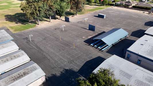 California iInspire Academy Outdoor Basketball Courts in Orange