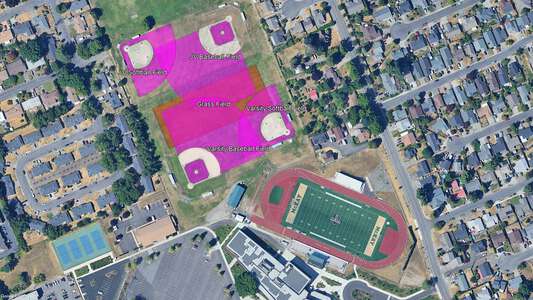 McKay High School Varsity Baseball Field in Salem