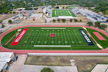 Hillcrest High School Synthetic Football/Soccer Field in Dallas 2