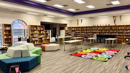 Leila P Cowart Elementary School Library in Dallas