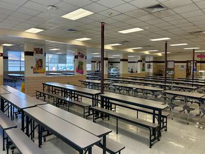 Forest Oak Middle School Cafeteria in Fort Worth