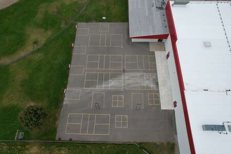 Canfield Middle School Outdoor Basketball Courts in Coeur d' Alene
