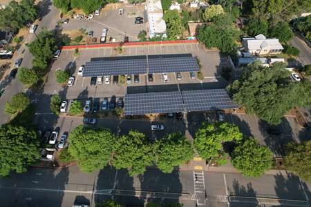 Chapman Elementary School Parking Lot in Chico