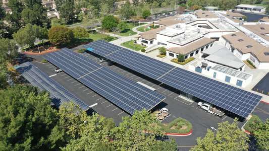 Alderwood Elementary School Parking Lot - Side in Irvine