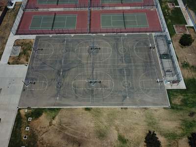 Central High School - West Campus Outdoor Basketball Courts in Fresno
