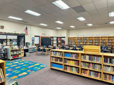 Copper Ridge Elementary School Library in Powell