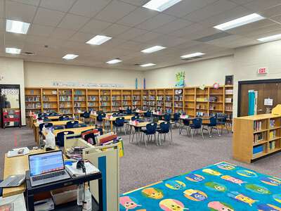 Copper Ridge Elementary School Library in Powell