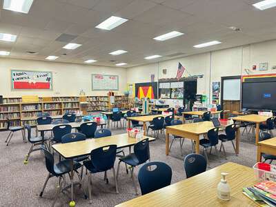Copper Ridge Elementary School Library in Powell