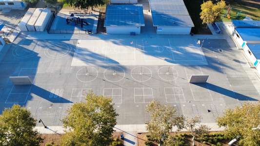 Harvest Valley Elementary School Outdoor Basketball Courts 1 in Menifee