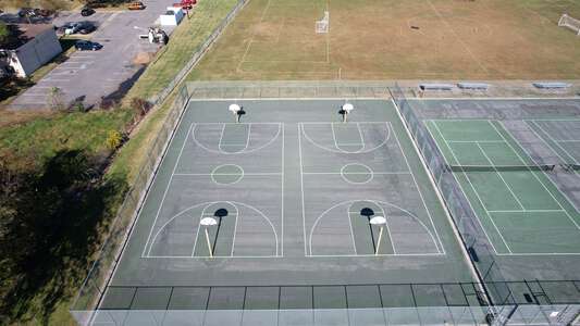 Bayside Middle School Outdoor Basketball Courts in Virginia Beach