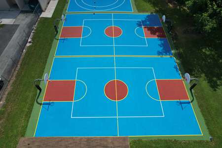 Greenglade Elementary School Outdoor Basketball Courts in Miami
