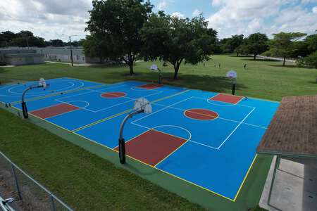 Greenglade Elementary School Outdoor Basketball Courts in Miami