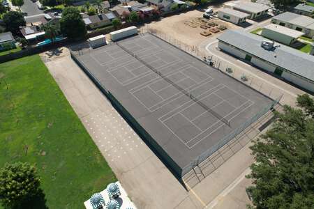 Kings Canyon Middle School Tennis Courts in Fresno