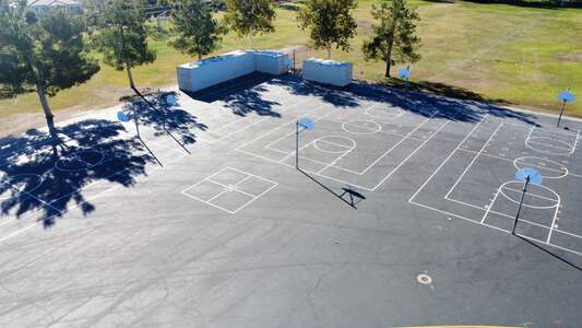 Mesa View Elementary School Outdoor Basketball Courts 1 in Menifee