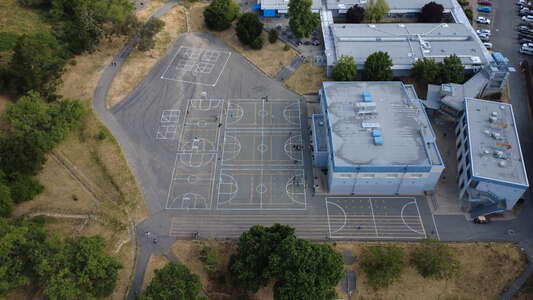 Orinda Intermediate School Lower Blacktop in Orinda