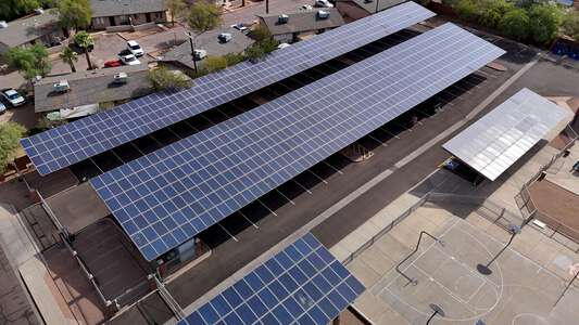Whittier Elementary School Parking Lot - Staff in Phoenix