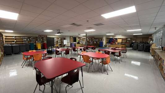Dunn Elementary School Library in Houston