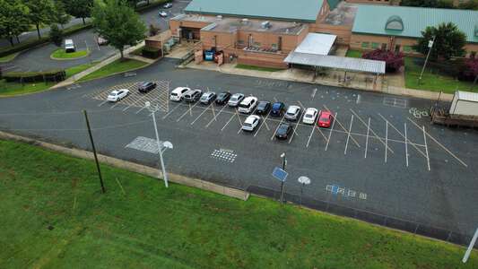 Charles H. Parker Academic Center Parking Lot - Back in Charlotte 2