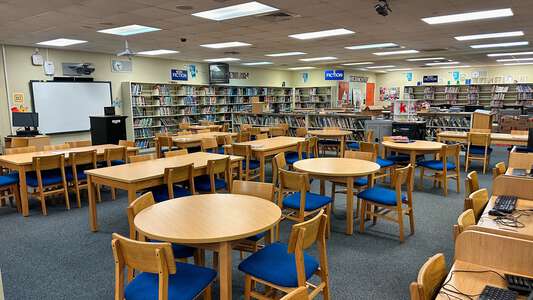 David Lawrence Jr. K-8 Center Library in North Miami