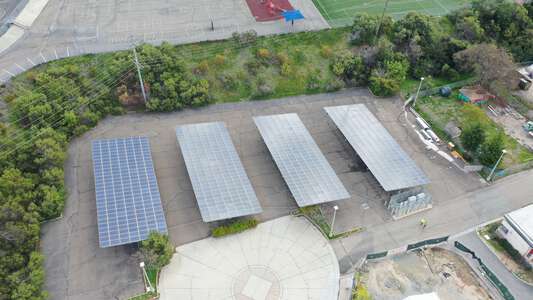 Morse High School Parking Lot - Covered in San Diego 2