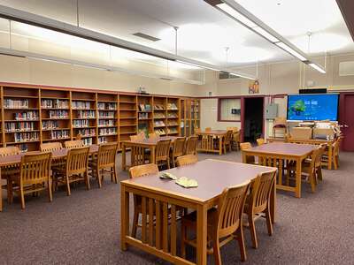 Martin Luther King Jr Tech Academy Library in Sacramento