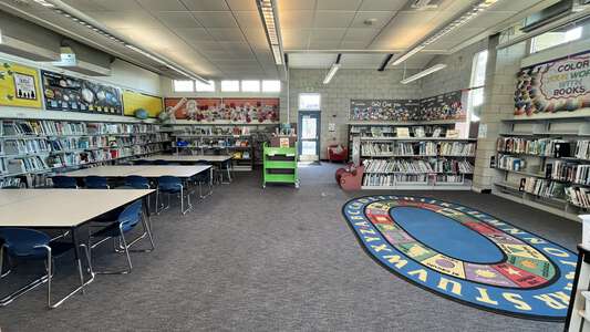 Sunset View Elementary School Library in San Diego