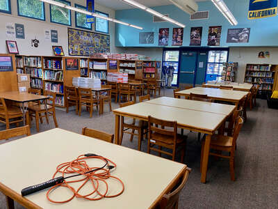 Waite Middle School Library in Norwalk
