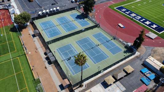 The King's Academy Tennis Courts in Sunnyvale
