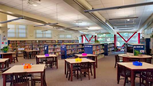 Normal Heights Elementary School Library in San Diego