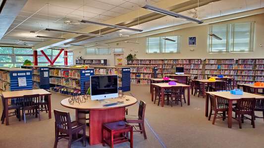 Normal Heights Elementary School Library in San Diego